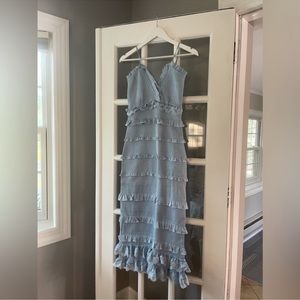 The Narcisse Dress in Cashmere Blue size 6